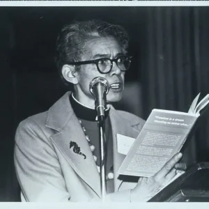 Pauli Murray BW preaching